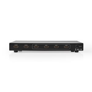 DELTACO HDMI-kytkin, 3 sisääntuloa ja 1 ulostulo, 4K 60Hz, 7.1, musta | HDMI-7044