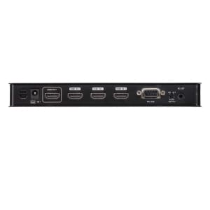 DELTACO HDMI Pigtail kytkin, auto/manual HDMI-kytkin, 3-1, musta | HDMI-7001