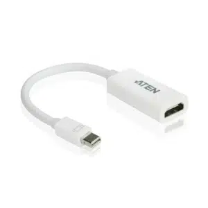 Aten Mini DisplayPort Kaapeli Mini DisplayPort Uros – HDMI-Liitin 0.15 m Valkoinen