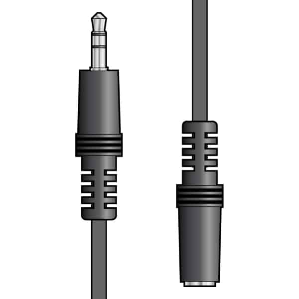 AV:Link - 3.5mm stereo plug to 3.5mm stereo socket lead 3.0m