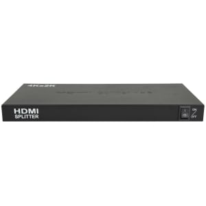 DELTACO PRIME HDMI-jakaja, 1 sisään ja 4 ulos, 4K, HDCP, 3D, musta | HDMI-246