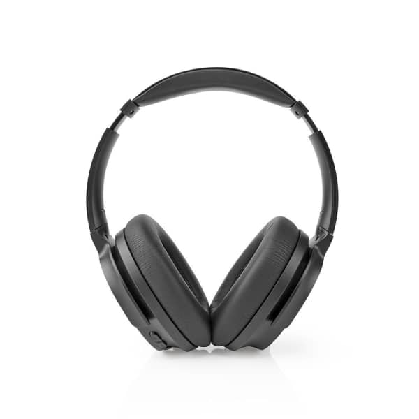 Nedis Korvat Peittävät Bluetooth-Kuulokkeet | 24 Tunnin Toistoaika | 25 dB:n Melunvaimennus | Pikalataus | Musta