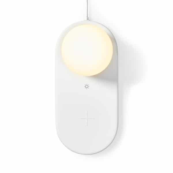Nedis LED-Yövalo, jossa Kosketusohjaus | Langaton Qi-Laturi Älypuhelimeen | 10 W