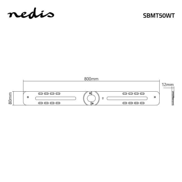 Nedis Soundbar-Teline | Seinäteline | Sonos® PLAYBAR™ | Enint. 15 kg