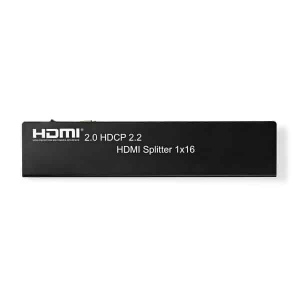 Nedis HDMI™-Jakaja | 16-Porttinen, 1 x HDMI™-Tulo | 16 x HDMI™-Lähtö | 4K2K taajuudella 60 kuvaa/s / HDCP2.2