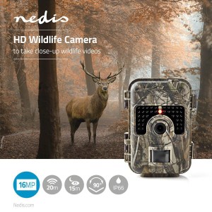 Nedis Action-Kamera | Ultra HD 4K | Wi-Fi | Vesitiivis Kotelo