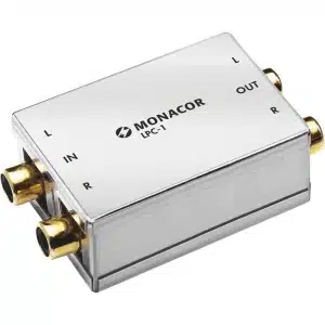 MONACOR LPC-1 Linja-levysoitin adapteri RCA