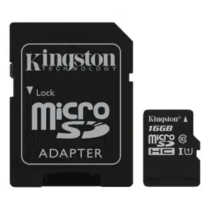 KINGSTON 16GB MICROSDHC CANVAS SELECT 80R CL10 UHS-I W/A
