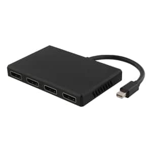 DELTACO MST-hubi, Mini DisplayPort - 4xDisplayPort, 3840x2160 60Hz | DP-911