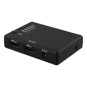 DELTACO HDMI-jakaja, 1 HDMI-tulo, 4 HDMI-lähtöä, 6,75Gbit/s, musta | HDMI-7051