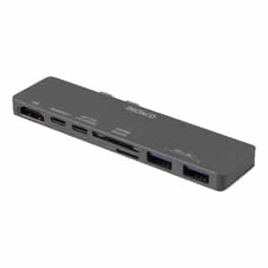 DELTACO USB-C-telakointiasema MacBook Prolle, 2016 ja uudemmat mallit | USBC-1290