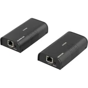 DELTACO HDMI-vahvistin, käytt. Ethernet-kaap., 1080p jopa 120m, musta | HDMI-221