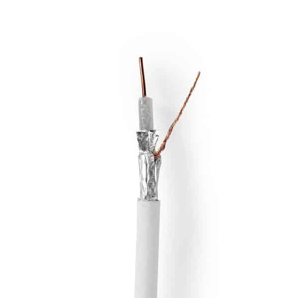 Nedis Koaksiaalikaapeli | 4G/LTE-Yhteensopiva | 25,0 m | Lahjapakkaus | Valkoinen