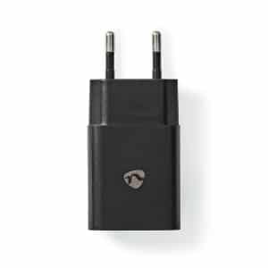 Nedis Seinälaturi | 3,0 A | USB-C | Virransyöttö 30 W | Musta