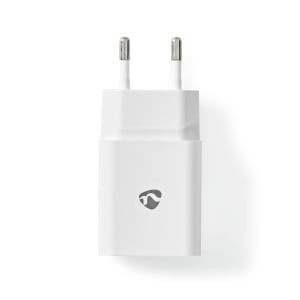 DELTACO USB-C-seinälaturi, 61W, tukee PD:tä ja GaN:ää, valkoinen | USBC-GAN02