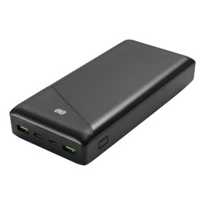 DELTACO varavirtalähde, 30 000 mAh, 1x USB-C, 2x USB-A, pikalataus | PB-C1002