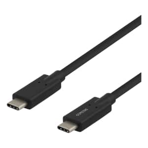 DELTACO USB-C-kaapeli, 5Gbit/s, 5A, 2m, musta | USBC-1503M