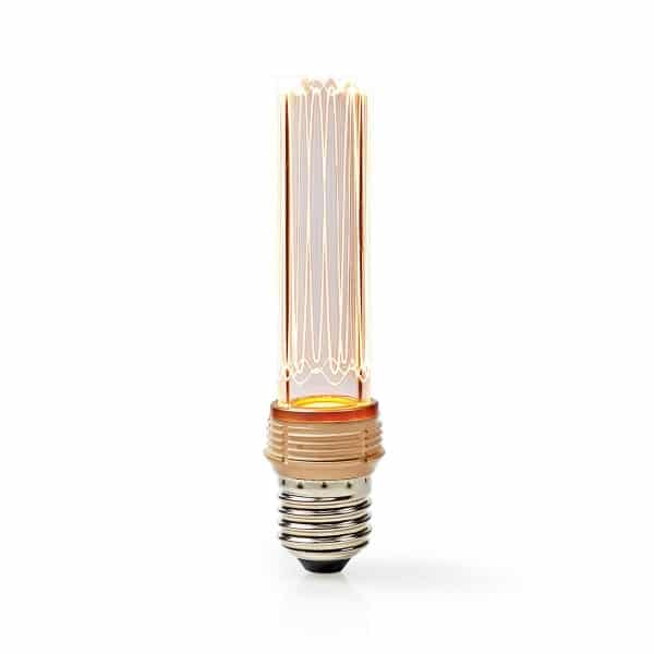 Nedis LED Filamenttilamppu E27 | G125 | 3.5 W | 120 lm | 1800 K | Himmennettävä | Kullankeltaisella viimeistelyllä | Retrotyylinen | 1 kpl