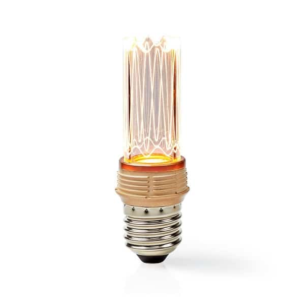 Nedis LED Filamenttilamppu E27 | T45 | 3.5 W | 120 lm | 1800 K | Kullankeltaisella viimeistelyllä | Retrotyylinen | Pakkauksessa olevien lamppujen määrä: 1