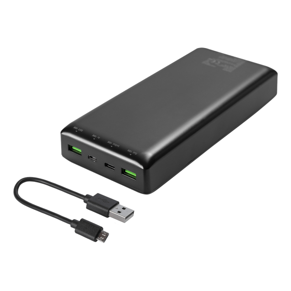 DELTACO varavirtalähde, 30 000 mAh, 1x USB-C, 2x USB-A, pikalataus | PB-C1002 - Image 3