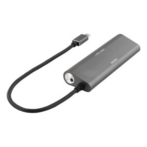 Nedis USB-C™ Sovitin | USB 2.0 | USB-C™ Uros | 3.5 mm naaras | 0.10 m | Pyöreä | Niklattu | ABS/PVC | Valkoinen | Kirjekuori