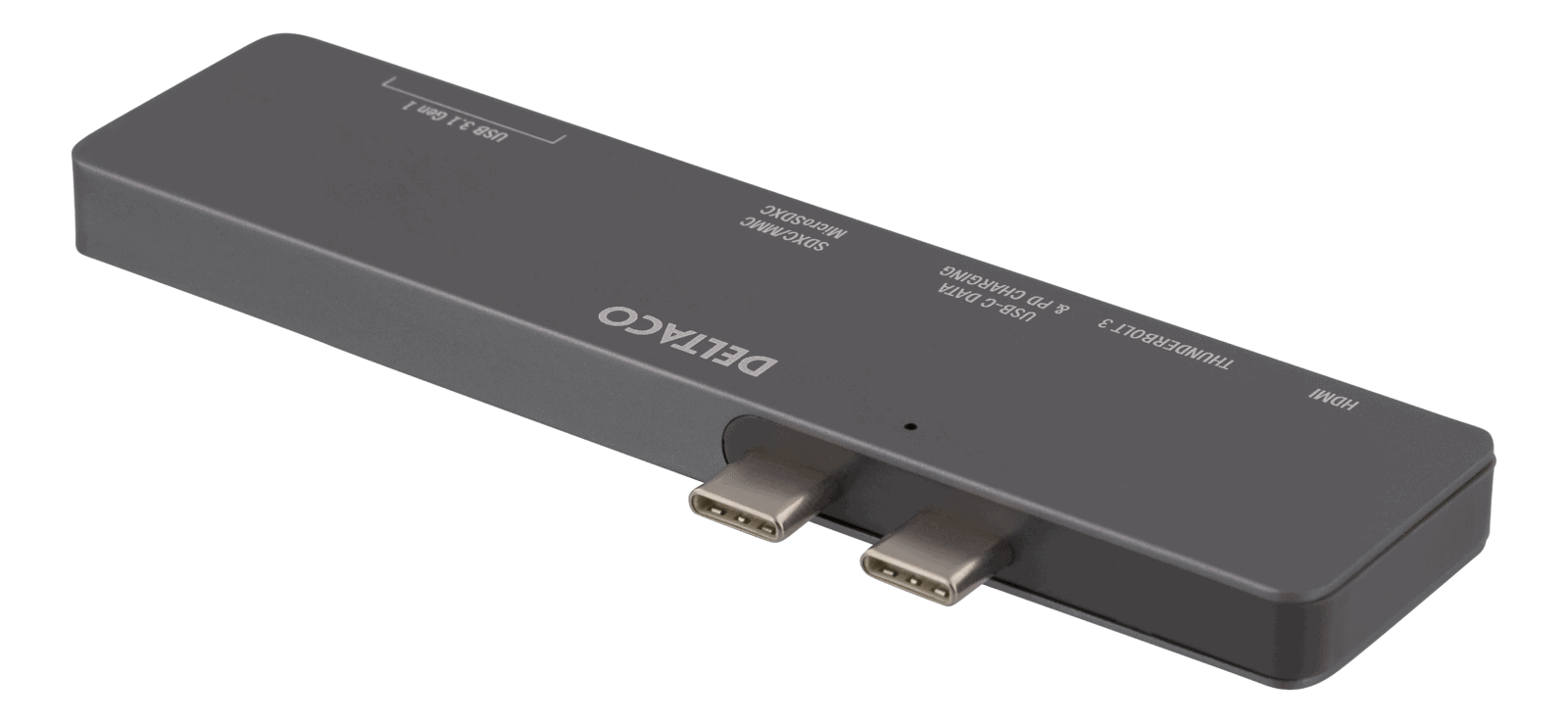 Nedis USB Type-C -Sovitinkaapeli | Type-C, Uros - USB A, Naaras + Type C, Naaras + HDMI-lähtö | 0,2 m | Valkoinen