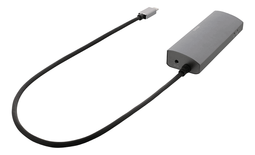 Nedis Tietokonekeskitin | USB Type-C | 2 x USB-C / 2 x USB 3.0 (10 G) | Virransyöttö 100 W | Musta