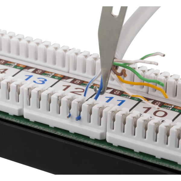 DELTACO verkkokaapelin kytkentätyökalu, Krone LSA, valkoinen | VK-263