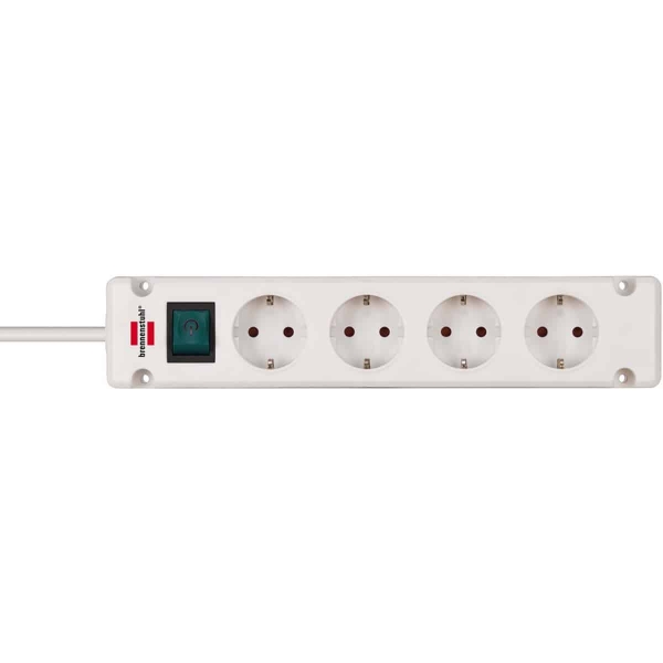 Brennenstuhl Brennenstuhl Bremounta Extension Socket 4-way white 1.5m H05VV-F 3G1.5