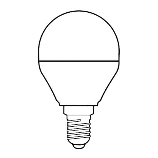 Century LED Lamppu E14 | Globe | 4 W | 350 lm | 3000 K | Luonnonvalkoinen | 1 kpl