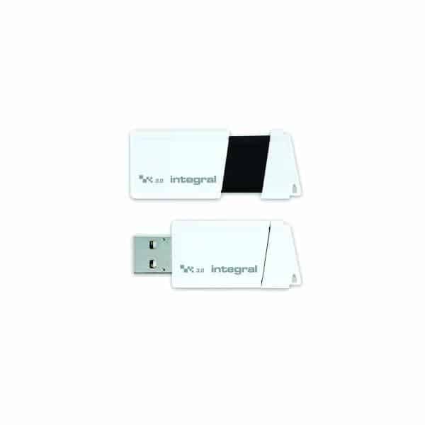 Integral Muistitikku USB 3.0 256 GB Valkoinen/Musta