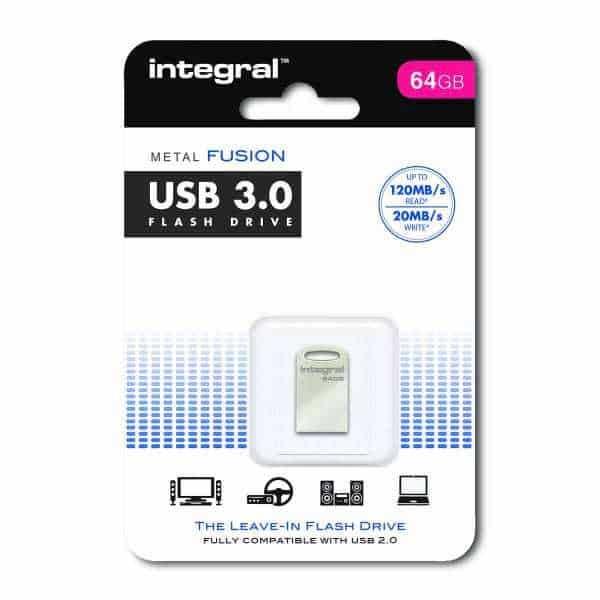 Integral Muistitikku USB 3.0 64 GB Alumiini