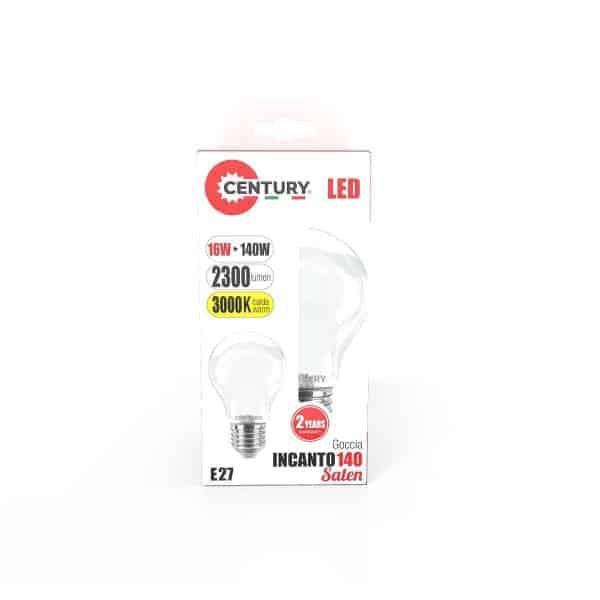 Century LED Lamppu E27 | Globe | 16 W | 2300 lm | 3000 K | Luonnonvalkoinen | 1 kpl