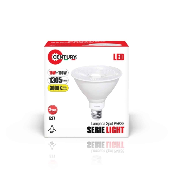 Century LED-Lamp E27 PAR38 15 W 1305 lm 3000 K