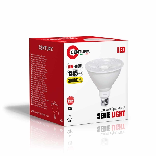 Century LED-Lamp E27 PAR38 15 W 1305 lm 3000 K