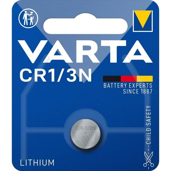 Varta Litium Nappiparisto CR3 / 1N | 3 V | 170 mAh | 1 - Läpipainopakkaus