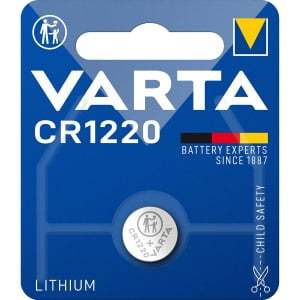 Varta Litiumnappiparisto CR1220 | 3 V | 35 mAh | 1 - Läpipainopakkaus | Hopea