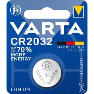 Varta Litiumnappiparisto CR2032 | 3 V | 220 mAh | Esiladattu | 1 - Läpipainopakkaus | Hopea