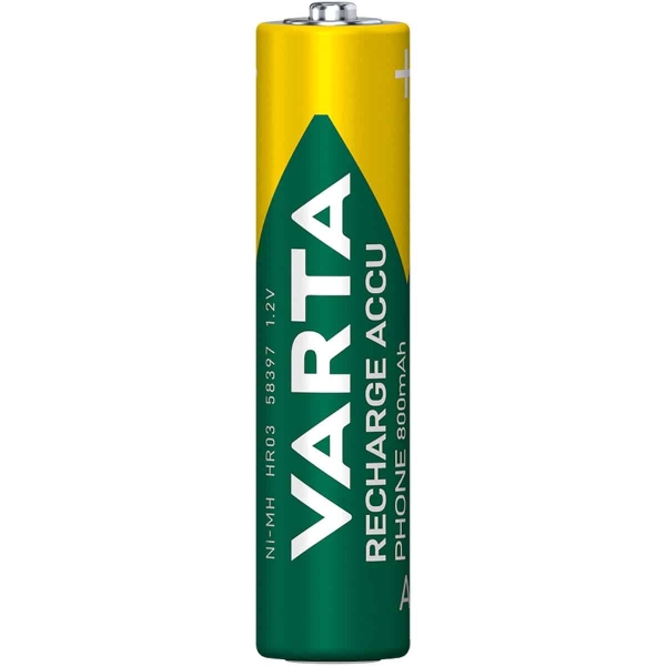 Varta Ladattava Ni-MH-Akku AAA | 1.2 V | 750 mAh | 2-Blister-kortti