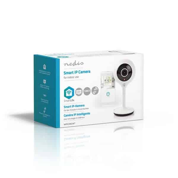Nedis SmartLife Sisäkamera | Wi-Fi | 1920x1080 | MicroSD (ei sisälly) / Pilvipalvelutallennus (valinnainen) | Yökuvaus | Android™ / IOS | Valkoinen