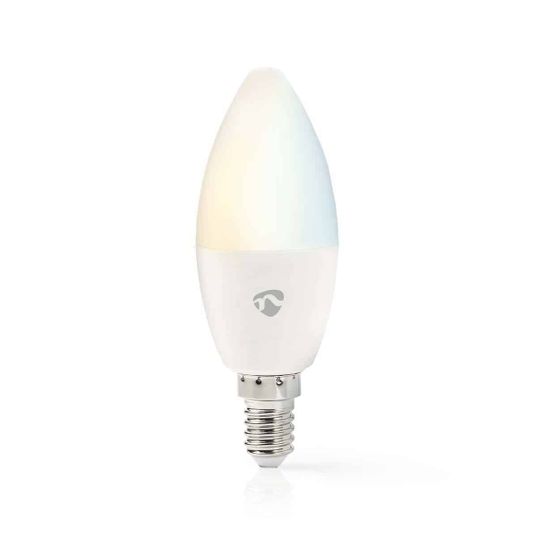 Nedis SmartLife LED Bulb | Wi-Fi | E14 | 470 lm | 4.9 W | Warm to Cool White | 2700 - 6500 K | Energialuokka: F | Android™ / IOS | Kynttilä