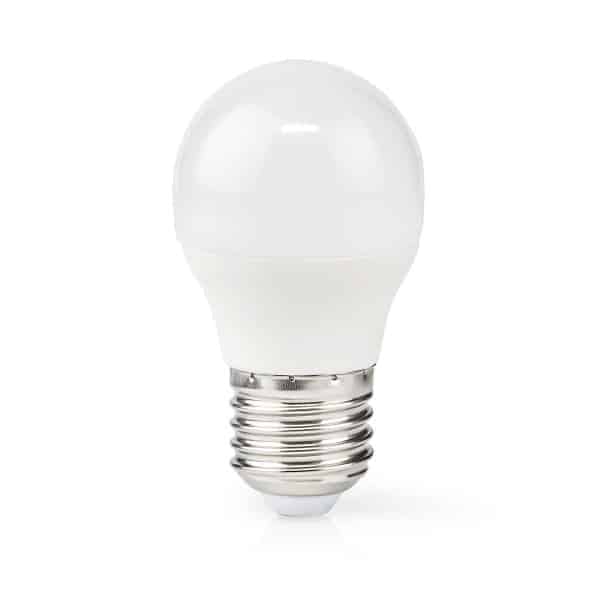 Nedis LED Lamppu E27 | G45 | 4.9 W | 470 lm | 2700 K | Lämmin Valkoinen | Huurrettu | 1 kpl