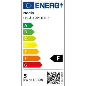 Nedis SmartLife RGB Lamppu | Wi-Fi | GU10 | 345 lm | 4.9 W | RGB / Warm to Cool White | 2700 - 6500 K | Android™ / IOS | PAR16