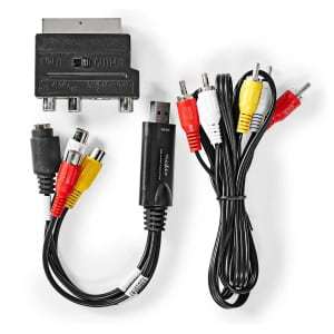 Nedis Komposiittivideo–HDMI™-Muunnin | 1-Suuntainen – 3 x RCA (RWY) | HDMI™-Lähtö