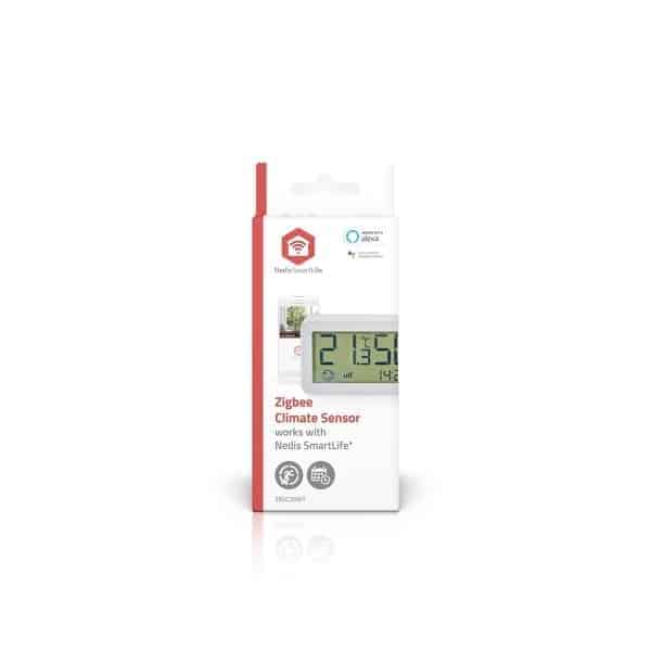 Nedis Smart Ilmasto Sensor | Zigbee 3.0 | Akkukäyttöinen | Android™ / IOS | Valkoinen