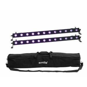 EUROLITE Set 2x LED BAR-12 UV Bar + Soft Bag