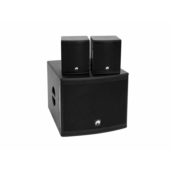 OMNITRONIC Set MOLLY-12A Subwoofer active + 2x MOLLY-6 Top 8 Ohm