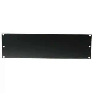 OMNITRONIC Front Panel Z-19U-shaped steel black 3U