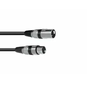 OMNITRONIC XLR cable 3pin 1.5m bk
