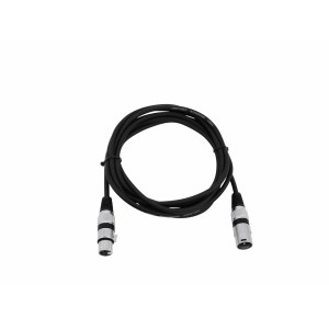 SOMMER CABLE XLR cable 3pin 1.5m bk Neutrik